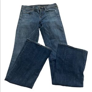 Womens Kut Blue low waisted flared jeans size 27